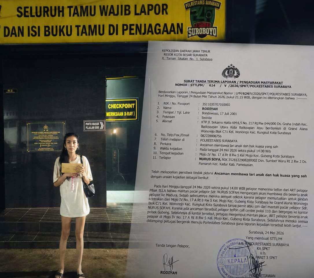 Penganiayaan Rodiyah Surabaya Dilaporkan, Ancaman Anak Disorot