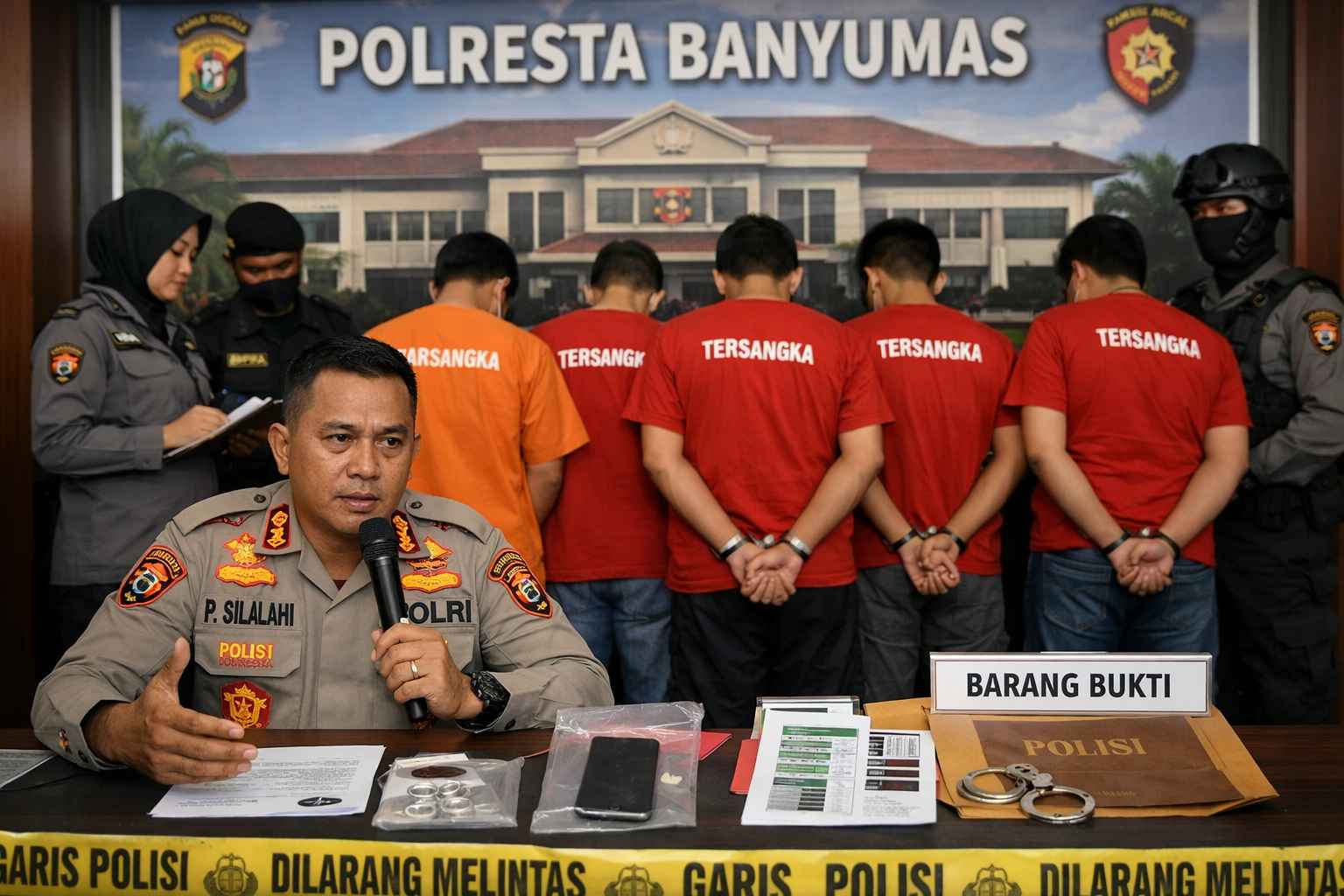 Dua Perkara Mahasiswa Banyumas Terungkap, Lima Tersangka Ditahan