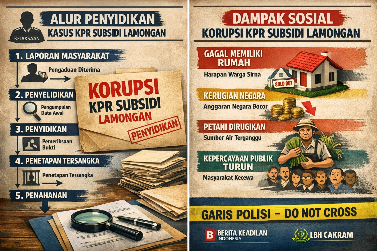 Dugaan Korupsi KPR Subsidi Lamongan Naik ke Penyidikan